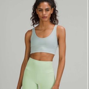Lululemon Align Bra silver blue / white opal size 8